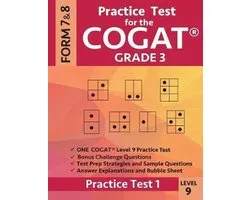 Practice Test for the Cogat Grade 3 Level 9 Form 7 and 8