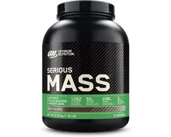 Optimum Nutrition Serious Mass - Chocolate - Mass Gainer - Weight Gainer - 2670 gram (8 servings)
