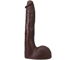 Pressure - Realistic ULTRASKYN Dildo - 10" / 25 cm - Chocolate
