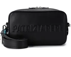 Patrizia Pepe Schoudertas Leer 24 cm - Dames - nero