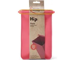 HIP Pack Medium - Herbruikbare Lunchzak - Siliconen/Polypropyleen - Roze