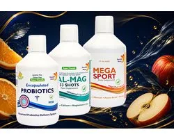 Biotica+CalciumMagnesium+Mega Sport multivitamine is een unieke mix van vitaminen en mineralen. Al deze ingrediënten en nutriënten zorgen voor een verbetering van energie en uithoudingsvermogen. Deze blend valt onder de Multivitaminen