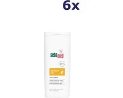 6x Sebamed Shower Oil Avocat 200 ml
