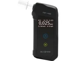 Alcofind AF40 digitale alcoholtester met hoge precisie brandstofcel sensor en testgeheugen