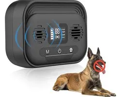 Ultrasone Hond Repeller 15M Menselijk Veilig Led Draagbare Handheld Anti Blaffen Apparaat Effectieve Bark Contol Pet Training