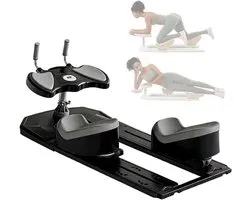 Spine Twist Trainer - Fitness Crawler Core Trainer - Brûler les graisses - 3 réglages de hauteur - Capacité de charge 230 kg - Noir