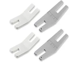 4 STKS Hump Jumper Naaigereedschap Set Groot + Kleine Naad Hulp & Rolde Hemmer Voet Essentiële Naaien Accessoires en Gereedschap