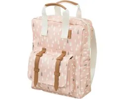 Fresk Sac à dos pour Enfants 2-4 ans - 4,7 L - Schooltas Kind Meisje - Verstelbare Schouderbanden - Waterafstotende Sac à dos - Drops Pink