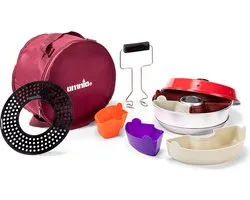 Omnia Oven Kit 2 - set met bakplaat, siliconen vormen en draaggreep