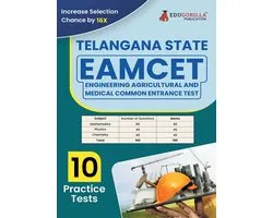 TS EAMCET Engineering Exam Book 2023 (English Edition) Telangana State Engineering, Agricultural and Medical Common Entrance Test 10 Practice Tests (1600 Solved MCQs) with Free Access To Online Tests