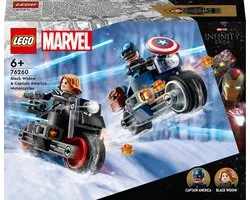 LEGO Marvel Black Widow & Captain America Motoren Avengers Speelgoed - 76260