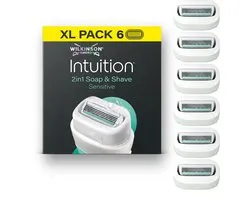 Lames de rechange Wilkinson Intuition 2in1 Soap and Shave - 6 pièces
