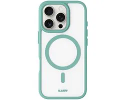 LAUT Huex Protect mobiele telefoon behuizingen geschikt voor iPhone 16 pro max Hoes Groen, Doorschijnend