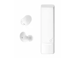 soundcore A30i NEW - Noise cancelling oordopjes - Lipstick-vormig ontwerp - Klein - Lichtgewicht comfort - Helder geluid - 24 uur speeltijd - IP54 - Draadloze oordopjes - Bluetooth 5.4 - Wit