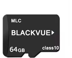 BlackVue MSD- Carte MicroSD 64 Go Dashcam K UHD Enregistreur vidéo Zwart