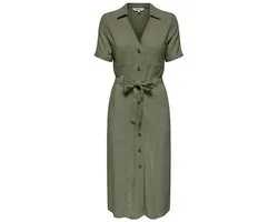 ONLY - ONLSIESTA SS LIN BL SHIRT DRESS PNT NOOS Dames Jurk