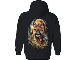 Puma Poema Approaching Mountain Lion The Coloured House Hoodie M