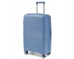 Puccini Yo Yoi Middelgrote Koffer PP Blauw - Lichtgewicht & duuzaam