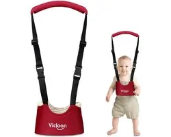 Baby Wandelen Harnas Handvat Verstelbare Peuter Wandelen Assistent Kind Hand Held Opstaan en Wandelen Leren Helper Baby Wandelen Riem Teugels Kids Veiligheid Harnas 7-24 Maand (Blauw)