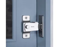 WANLIAN Swivel Safety Handle for Sliding Barn Door, Retractable Door Lock, Heavy Duty Stainless Steel Door Locks - ShopVlot