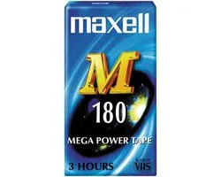 VHS videoband Maxell E-180 M DUO PACK (2 TAPES)
