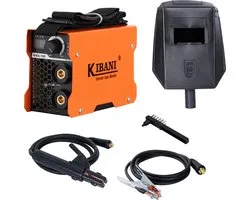 Poste à souder Kibani MMA160 - Soudeur à électrodes jusqu'à 3,2 mm - Technologie Inverter IGBT - Compact et léger - Soudeur électrique 220 V - MMA/Stick