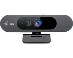 i-tec - Solomon Pro 900 - Webcam - 4K - Ai Auto Framing - 5 x Digitale zoom - 2 microfoons - Laptop & PC - Streaming - Plug & Play