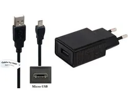 OneOne 2A lader + 0,3m extra sterke Micro USB kabel. TUV / GS 100% veilig. Oplader adapter past op Nintendo console Classic Mini NES / Mini SNES. (alleen voor de Mini consoles) / Sony Playstation 4 controller / Xbox One controller