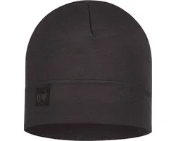 BUFF® Merino Heavyweight Beanie SOLID BLACK - Muts