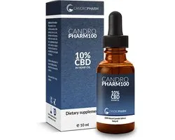 Candropharm100 10% CBD Olie - HIGH Quality CBD - Made in the Netherlands - Lab Tested CBD - Candropharm CBD Olie