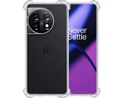 OnePlus 11 Case Siliconen Shock Proof Case Cover - OnePlus 11 Case Cover Case Antichoc - Transparent