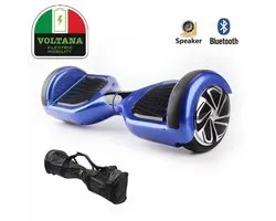 VOLTANA Hoverboard BLAUW, BLUETOOTH, APP FUNCTIE, TAOTAO, SAMSUNG accu, 700Watt, DRAAGTAS, Led verlichting, Aluminium Design velgen, Rubberen bumpers