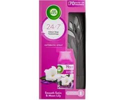 Air Wick - Luchtverfrisser - Starterset - Freshmatic Max - Smooth Satin & Moon Lily - 250ml