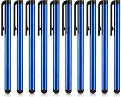 NLB 10 x Blauwe Stylus pen universeel - touchscreen pen - universele stylus voor smartphone & Tablet - styluspennen - tabletpen - Laptoppen