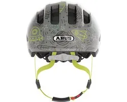 Fietshelm ABUS SMILEY 3.0 LED grey space S - 45-50 cm - grijs - Geschikt voor gebruik op kinderfietsen - 230 g