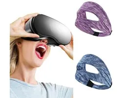 Dailygoods - 2 masques VR, masque VR, masque VR respirant, lavable, pour casque VR PS VR2/Meta Quest Pro/Meta Quest 2/Oculus Quest 2/HTC Vive