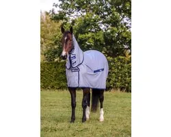 Bucas Buzz-Off Full Neck vliegendeken, blauw 195