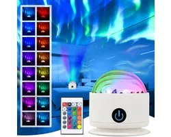 Aurora Borealis en Ocean Wave Projector met Afstandsbediening - Sterrenhemel Projector LED Lamp Galaxy - Slaapkamer Decoratie .