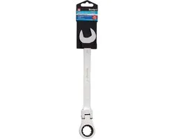 Blue Spot 22mm Ratelringsleutel Flexibele Kop (180°) Chroom Vanadium