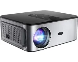 Elementkey BeamBurst – 8K LED - 5G WiFi - High End Beamer Projector – 700 ANSI Lumen – Bluetooth 5.1 - Home Theater - 40-300 Inch – Android System - Zilver