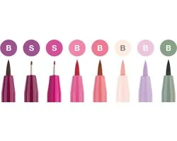 Faber-Castell tekenstift - Pitt Artist Pen - Handlettering set - A Flower - 8-delig - FC-267124