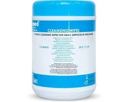 Lingettes alcoolisées Romed Lingettes nettoyantes 300 pièces imprégnées d'alcool (distributeur) Romed - Wit - Lingettes imprégnées de 80% d'éthanol, 5% d'isopropanol et 15% d'eau - Lingettes alcoolisées en distributeur