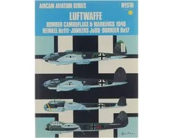 Luftwaffe Bomber Camouflage & Markings 1940: Heinkel He111 - Junkers Ju88 - Dornier Do17 (Aircam Aviation Series no S10 vol 1)