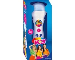 Studio 100 K3 - Speelgoedmicrofoon - Microfoon met stemopname - Met nieuwe liedjes - Alle kleuren