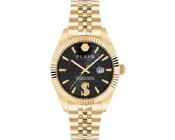 Philipp Plein Date Superlative PWMFA1025 Horloge - Staal - Goudkleurig - Ø 41 mm