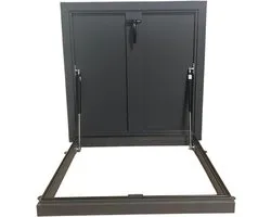 Trappe d'accès au toit avec porte de sécurité - Acier galvanisé - Facile à installer et adaptée à différents types de bâtiments