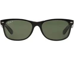 Ray-Ban RB2132 New Wayfarer Sunglasses 55mm, Black And Transparent
