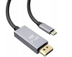 Câble USB-C vers DisplayPort 1.4 - 8K UHD 240Hz, 1.8M