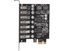 Vt Goods - 7-poorts PCIE-uitbreidingskaart - Usb 3.2 Gen1