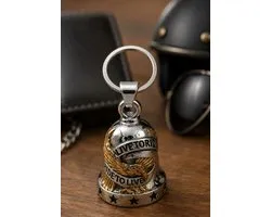Gremlin Bell Motor - Live to Ride - Gremlin Bell - Sleutelhanger - Motor Sleutelhanger - Geluksbelletje Motor - Tas Hanger - Gardian Angel - Cadeau - Cadeau voor mannen - Cadeau vrouwen - Cadeau mannen - Vaderdag - Moederdag